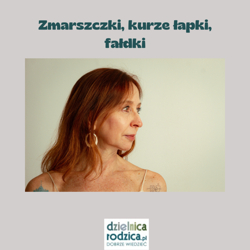 zmarszczki, kurze łapki, fałdki