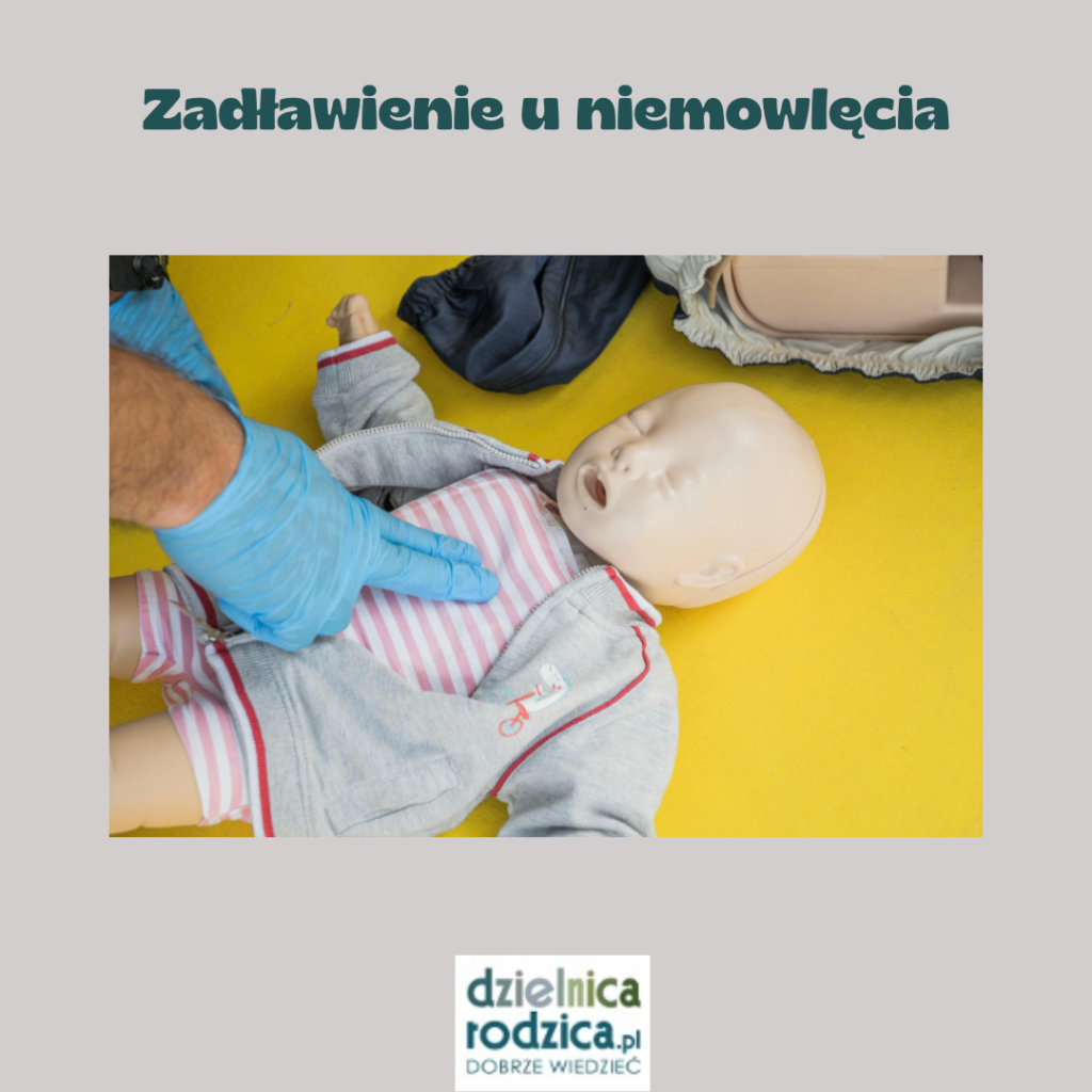 zadławienie u niemowlęcia